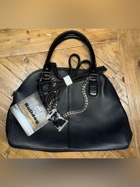NWT Bulldog Cases Black Concealed Carry Satchel Purse Holster BDP-021